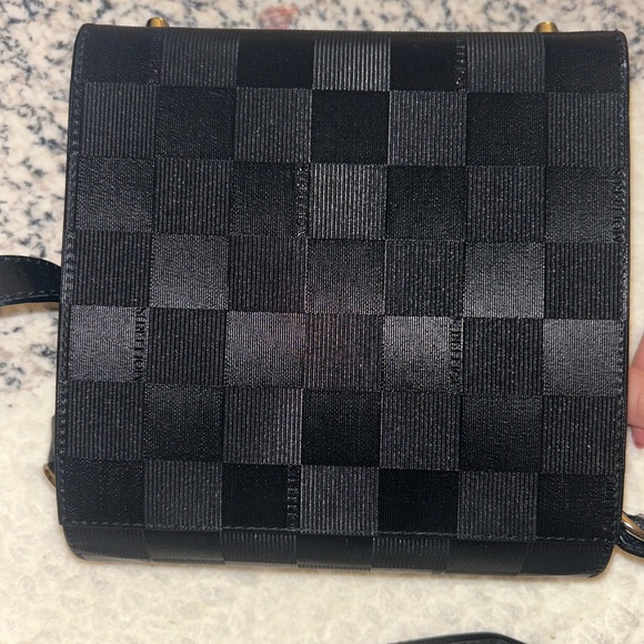 RARE EUC Maison Mollerus Leather Crossbody Black Bag - Picture 8 of 10